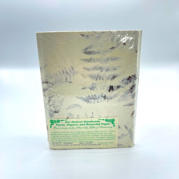 HANDMADE Natural, Floral, Organic and Recycled Paper stationary - Picture 3 of 3
